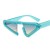 ranbow color lady spectacles  occdental stylens Pearl ornament cat Eyeglass frame