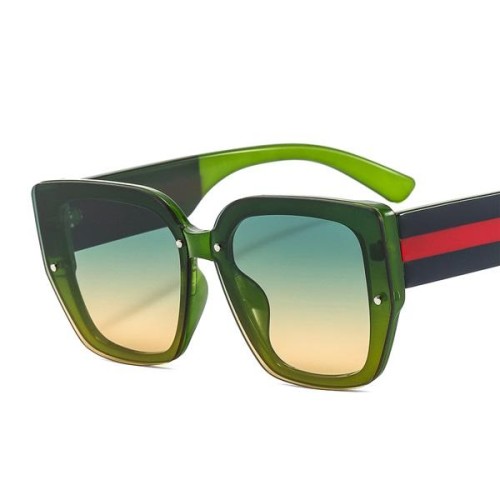 man lady sunglass Outdoor ant-ultravolet Strpe Sunglasses occdental style