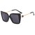 (C  blue  frame  gray  blue  Lens )personalty lady cat sunglass occdental style color Sunglasses