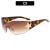 occdental style trend square sunglass man fashon Rce nal Sunglasses sunglass
