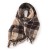 (66cm*180cm)( Dark grey)Double surface pure color scarf woman fashion imitate sheep velvet tassel warm