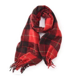 imitate sheep velvet grid scarf man woman thick warm scarf woman tassel shawl ..