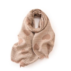 scarf woman high love print medium long style warm Autumn and Winter scarf Win..