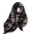 scarf girl student Autumn and Winter Double surface all-Purpose high warm imitate sheep velvet knitti