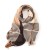 scarf woman Winter high thick warm Collar grid shawl all-Purpose Autumn and Winter