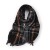  grid imitate sheep velvet tassel scarf woman Winter warm all-Purpose shawl two student lovers Coll