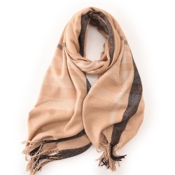  color grid scarf women Winter all-Purpose high warm lovers shawl Collar
