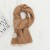 autumn Winter imitate sheep velvet pattern scarf man woman Korean style warm tassel scarf shawl Coll