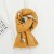 autumn Winter imitate sheep velvet pattern scarf man woman Korean style warm tassel scarf shawl Coll