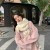 lady scarf Stripe grid shawl elegant Ladies wind Autumn and Winter scarf imitate sheep velvet