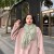 lady scarf Stripe grid shawl elegant Ladies wind Autumn and Winter scarf imitate sheep velvet