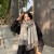 lady scarf Stripe grid shawl elegant Ladies wind Autumn and Winter scarf imitate sheep velvet