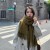 lady scarf Stripe grid shawl elegant Ladies wind Autumn and Winter scarf imitate sheep velvet