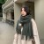 lady scarf Stripe grid shawl elegant Ladies wind Autumn and Winter scarf imitate sheep velvet