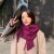 lady scarf Stripe grid shawl elegant Ladies wind Autumn and Winter scarf imitate sheep velvet