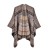 retro Autumn and Winter shawl Nepal wind imitate sheep velvet Jacquard warm slit scarf
