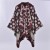 Autumn and Winter hooded slit lady shawl fashion color Stripe shawl