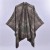 Autumn and Winter hooded slit lady shawl fashion color Stripe shawl