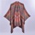 Autumn and Winter hooded slit lady shawl fashion color Stripe shawl