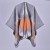  scarf shawl brief fashion slit imitate sheep velvet four two woman tassel knitting