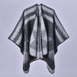 lady Autumn and Winter super thick shawl retro imitate sheep velvet warm Coat ..