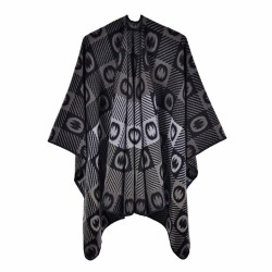 Korean style fashion Word slit shawl Autumn and Winter fashion Jacquard imitat..