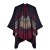 lady slit shawl Autumn and Winter ethnic style imitate sheep velvet thick warm wind scarf