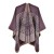 lady slit shawl Autumn and Winter ethnic style imitate sheep velvet thick warm wind scarf