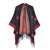 Autumn and Winter retro imitate sheep velvet shawl Stripe houndstooth occidental sty