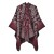  Autumn and Winter woman shawl imitate sheep velvet fashion geometry square slit warm wind