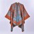 lady shawl occidental style fashion thick imitate sheep velvet slit style