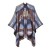 thick ethnic style woman shawl Autumn and Winter retro customs warm slit Coat
