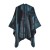 Autumn and Winter knitting slit big shawl Bohemia ethnic style tassel warm