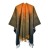 Autumn and Winter warm shawl occidental style lady thick imitate sheep velvet slit wind cardigan