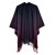 Autumn and Winter warm shawl occidental style lady thick imitate sheep velvet slit wind cardigan