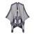 Autumn and Winter knitting slit shawl brief gradual change wind warm