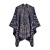 Double surface scarf shawl occidental style fashion Stripe lady warm cardigan