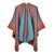 lady shawl retro Jacquard warm slit shawl