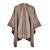 lady shawl retro Jacquard warm slit shawl