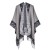 slit shawl occidental style Autumn and Winter imitate sheep velvet warm tassel scarf