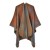 slit shawl occidental style Autumn and Winter imitate sheep velvet warm tassel scarf
