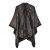 slit shawl occidental style Autumn and Winter imitate sheep velvet warm tassel scarf
