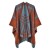 Autumn and Winter shawl scarf Jacquard tassel knitting wind retro Nation