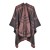 Autumn and Winter shawl scarf Jacquard tassel knitting wind retro Nation