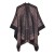 Autumn and Winter shawl scarf Jacquard tassel knitting wind retro Nation