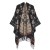 lady shawl retro                   grid imitate sheep velvet slit shawlWsh