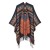 lady shawl retro                   grid imitate sheep velvet slit shawlWsh