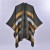 four Double surface tassel shawl occidental style brief geometry imitate sheep velv