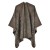  shawl four lady imitate sheep velvet slit knitting Coat