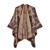  shawl four lady imitate sheep velvet slit knitting Coat